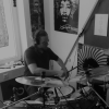 Proberaum - Wolf am Schlagzeug
